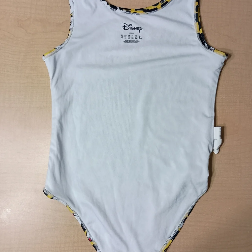 Forever 21 Kids Yellow Mickey Mouse One-Piece Swimsuit